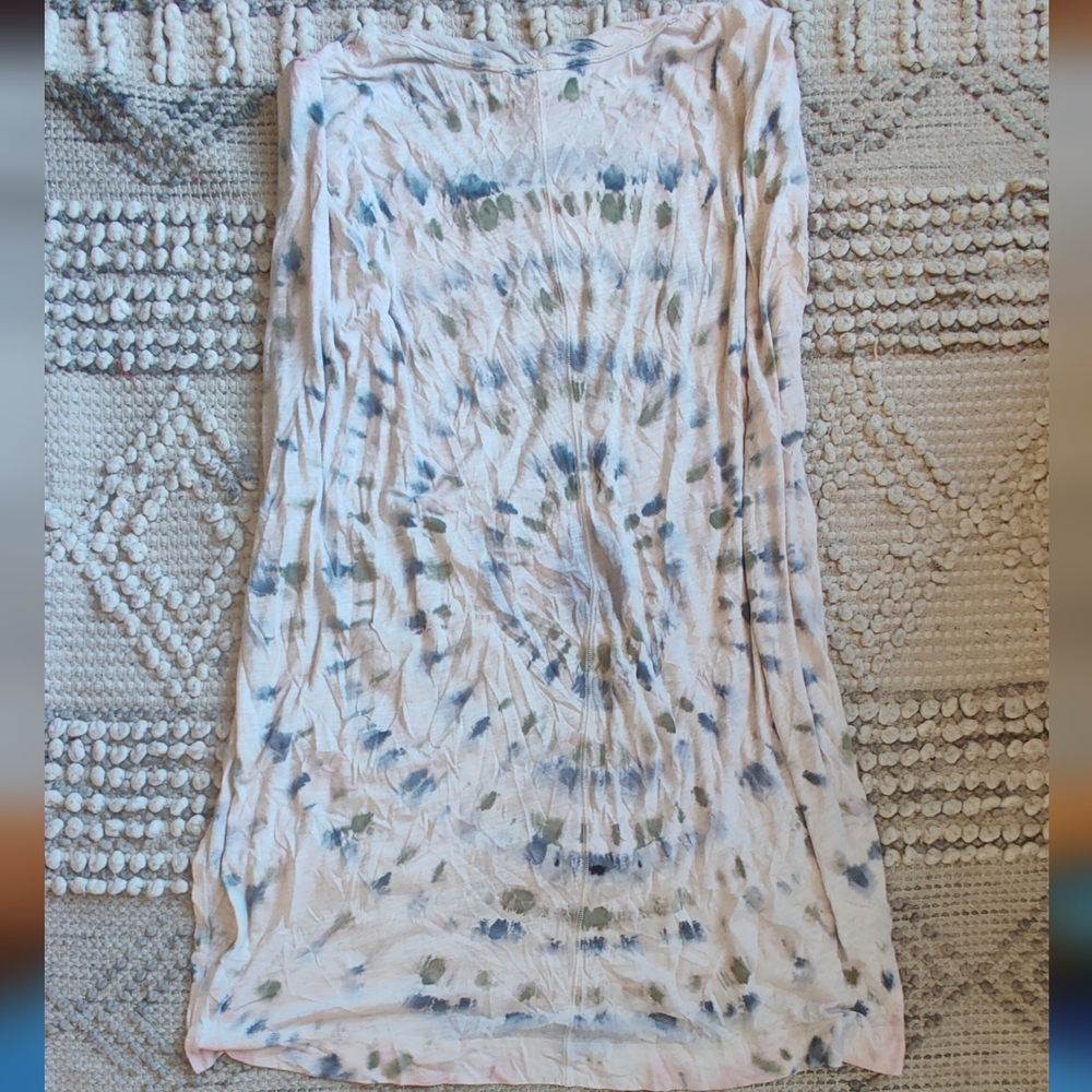 Free People We The Free Kaleidoscope Tie-Dye Tunic Beach Cover-Up Size Small - Picture 5 of 11